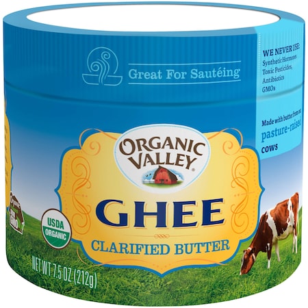 Organic Valley Cropp Cooperative Organic And Non GMO Ghee Butter 7.5 oz., PK12 35207016